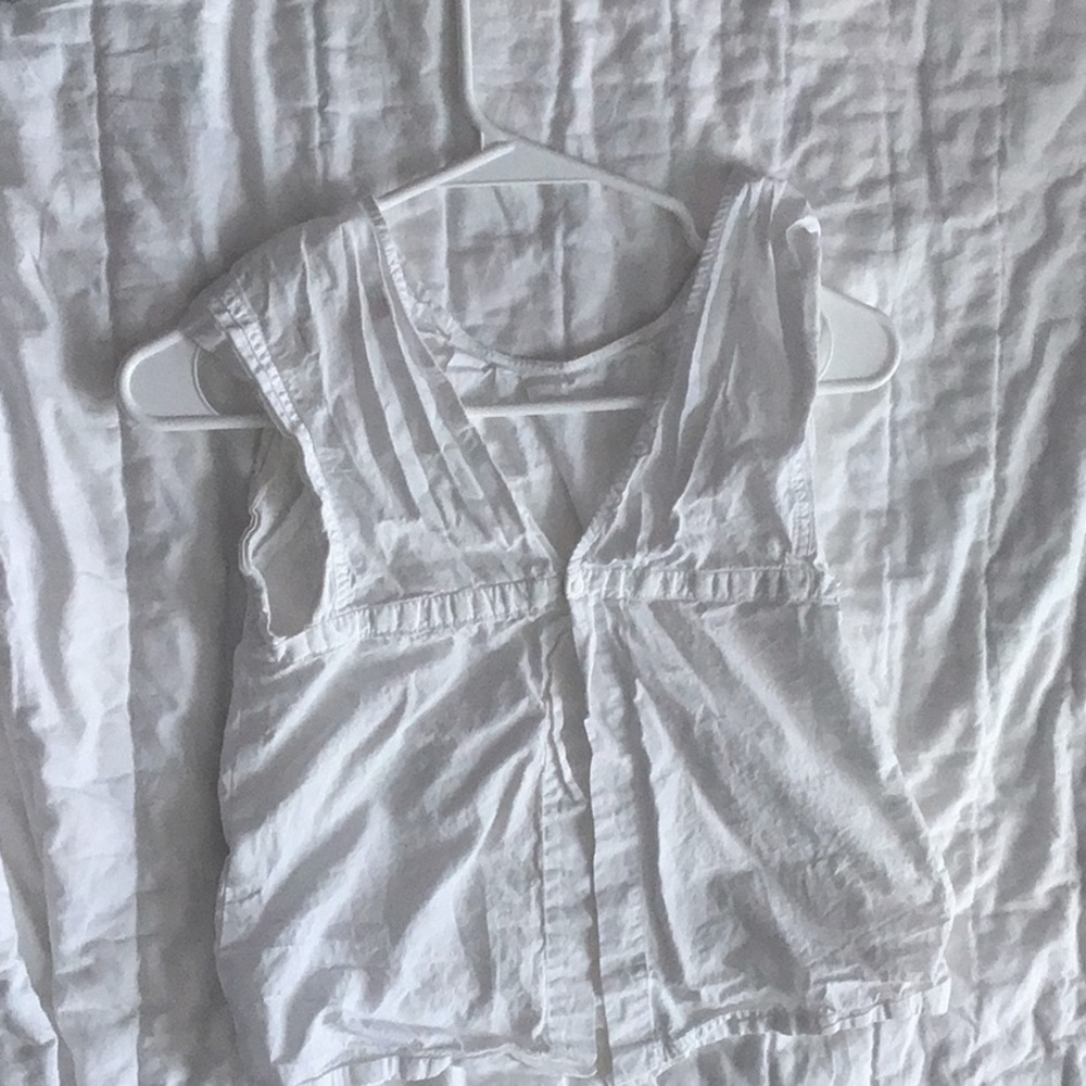 White baby doll top